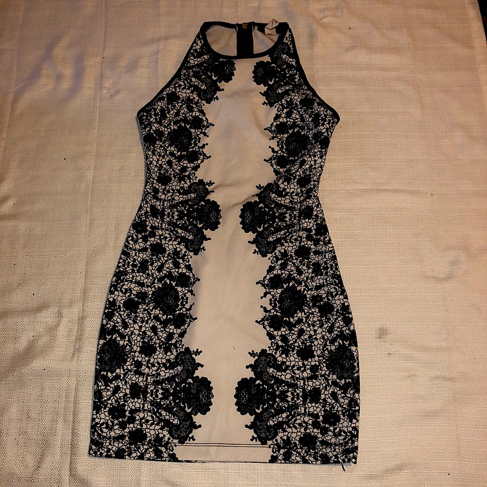 Black and white dress